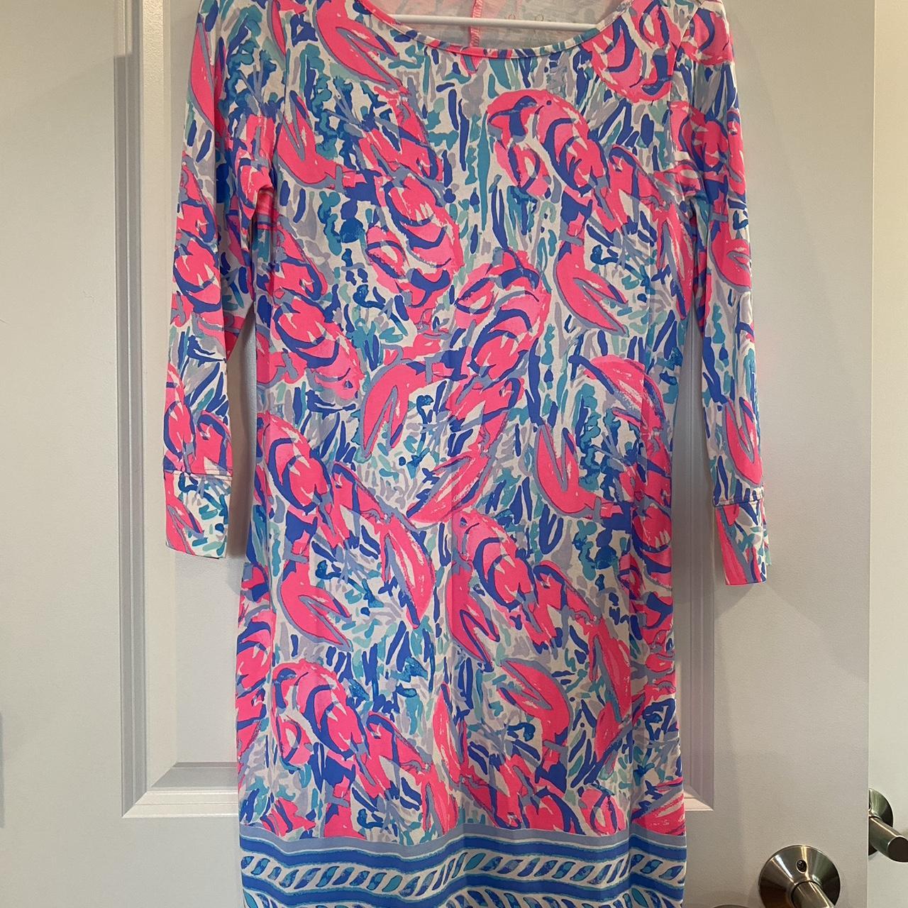 Lilly Pulitzer shops lobster dress