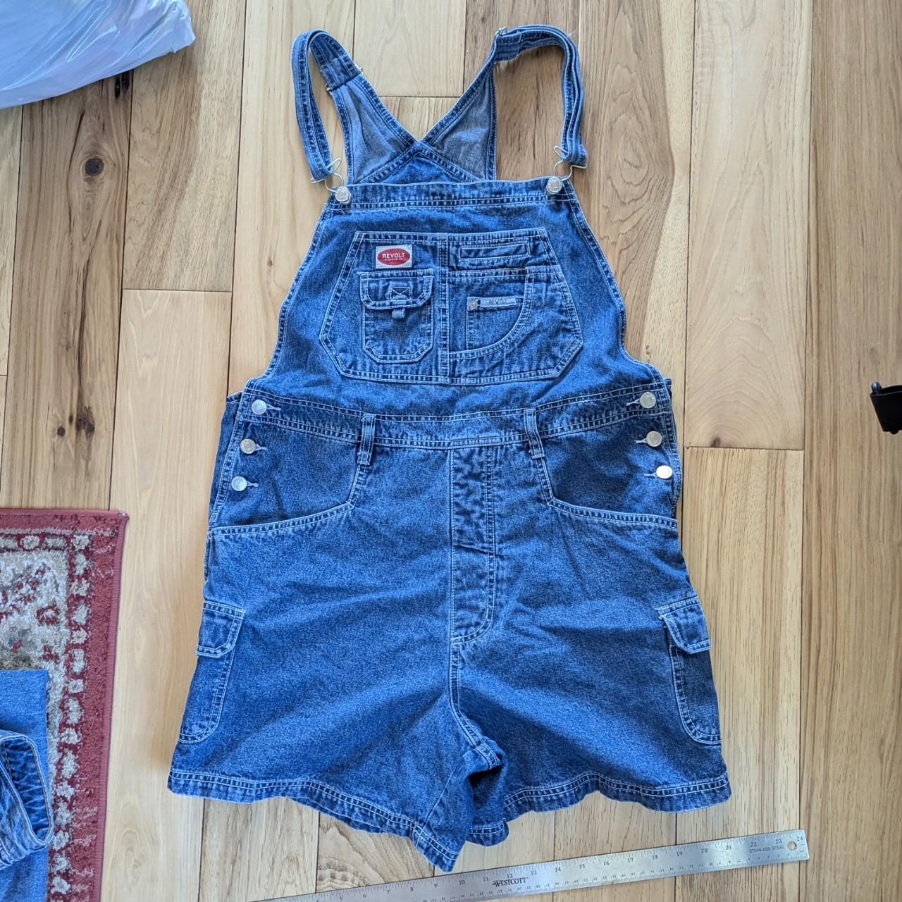 Revolt women's blue dungarees overalls