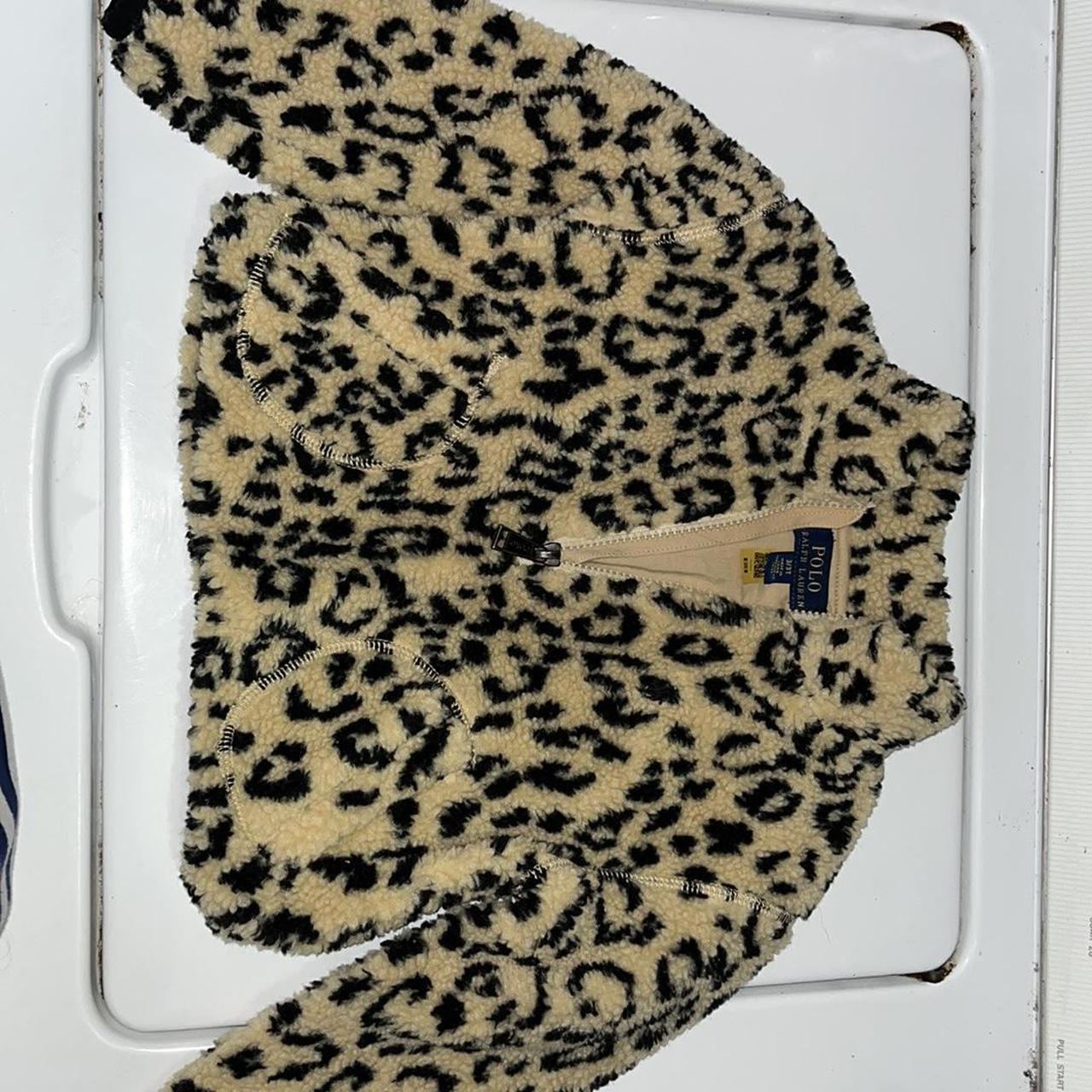 Polo ralph lauren leopard coat deals