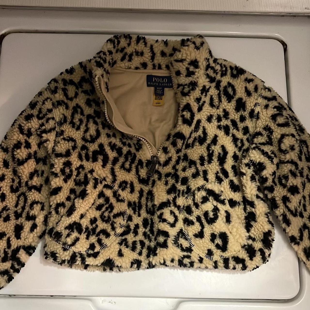 Polo ralph lauren leopard coat online