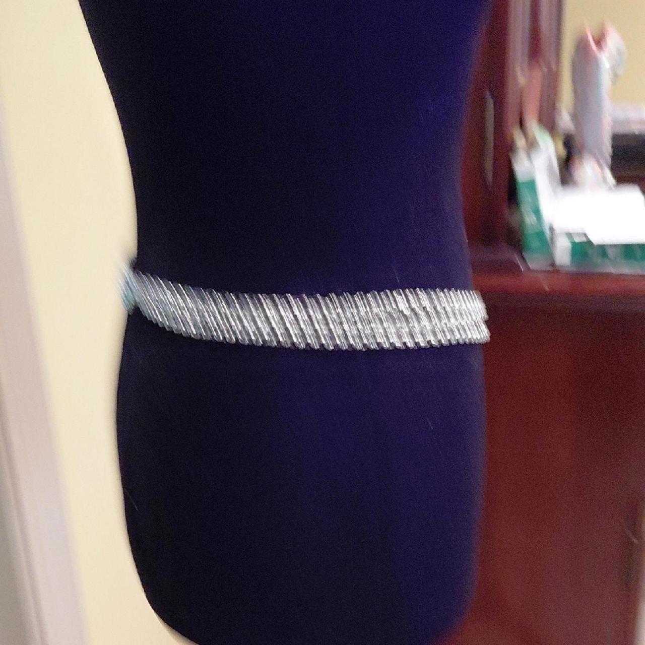 Source Unknown Women's Belt - Silver – Unbranded … - image 3