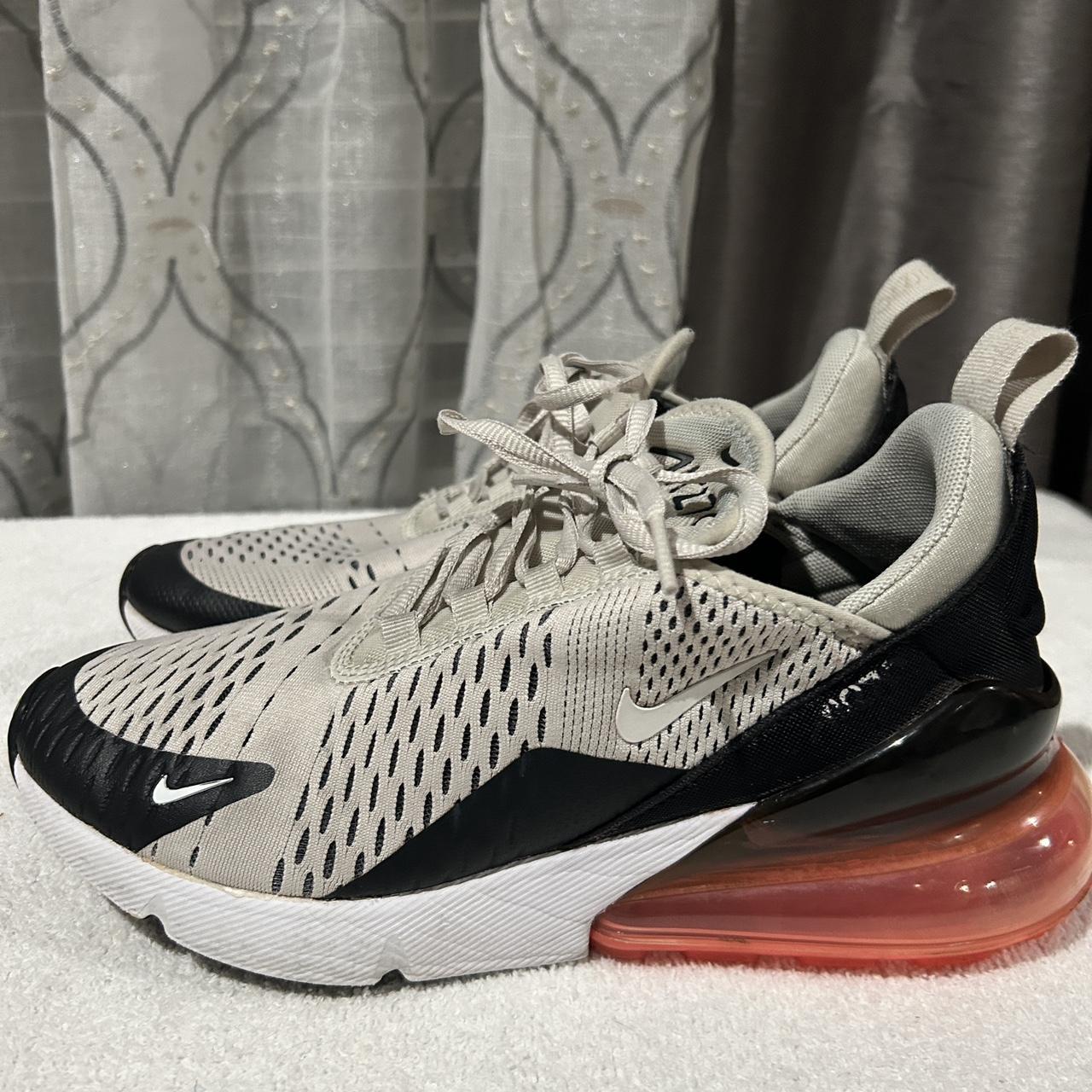 Nike Air Max 270 Light Bone Hot Punch Running. Depop