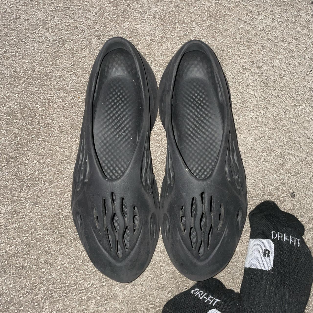 Brand new black Yeezy foam runners size 12 no... Depop