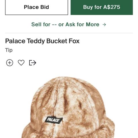 東京正規取扱店 Palace Teddy Bucket Fox hat バケット 23ss - メンズ