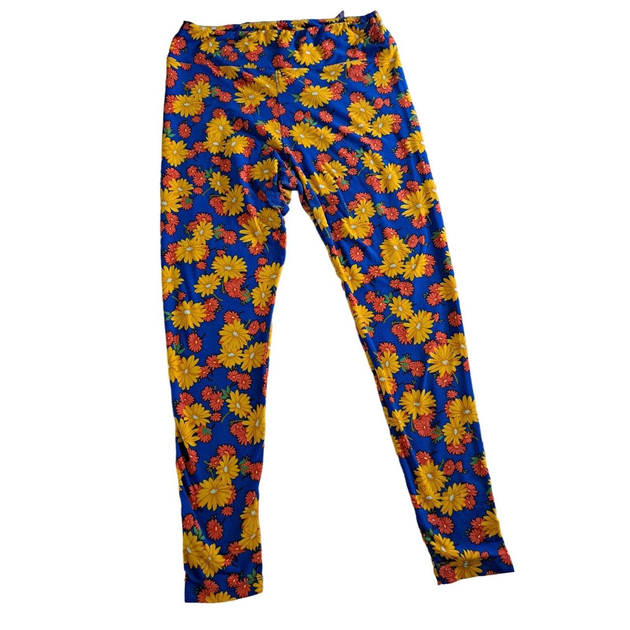 Women s Lulo Rue Tall and Curvy Sunflower Leggings