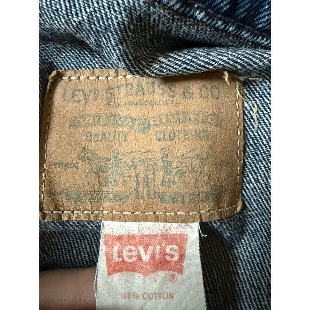 Levi's Women's Vest - Blue - M – Vintage 80s LEVI… - image 4
