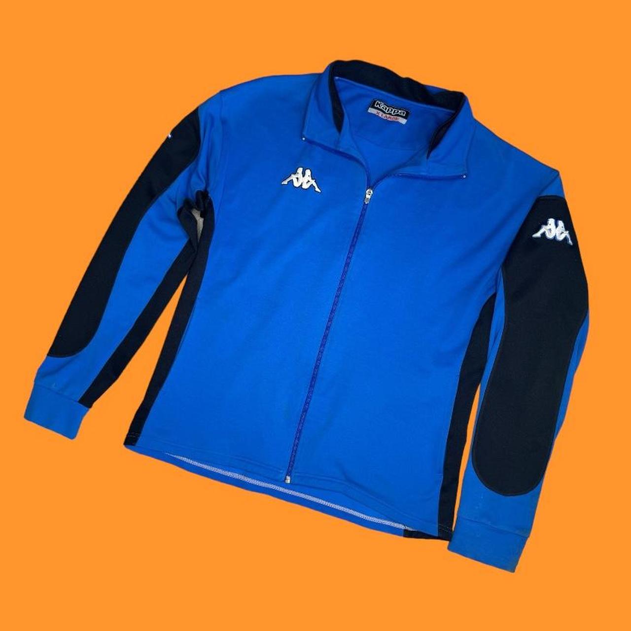 Kappa track jacket blue online