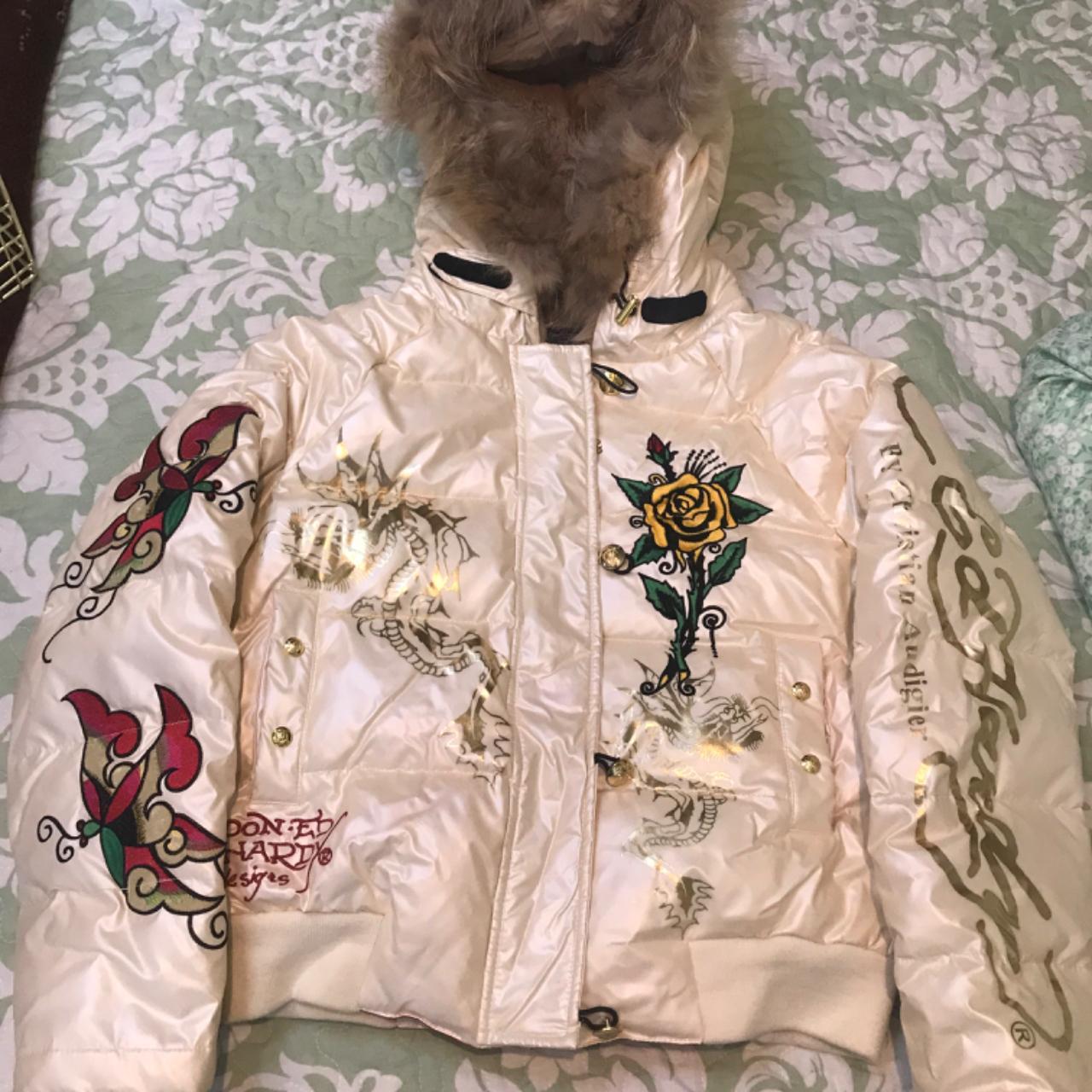 Vintage popular Ed Hardy Puffer coat