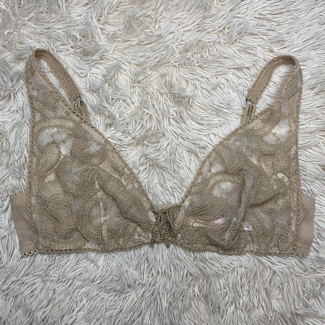 Victoria's Secret Dream Angels |Women's nude floral... - Depop