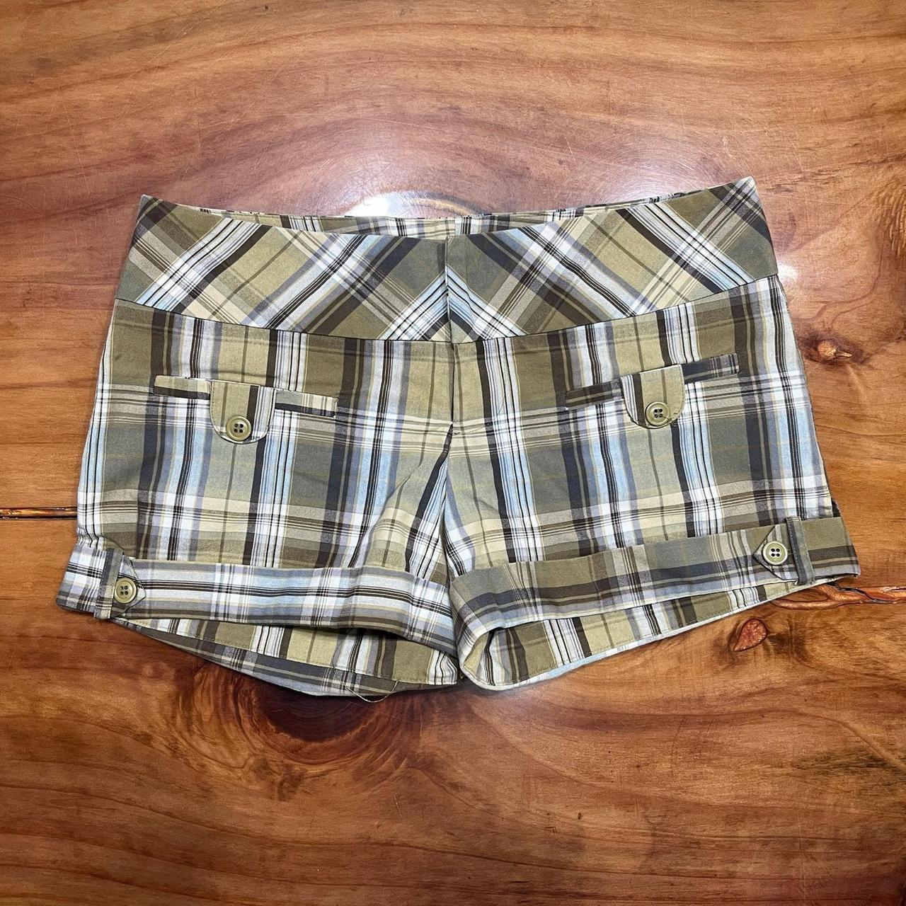 Plaid shorts forever 21 on sale