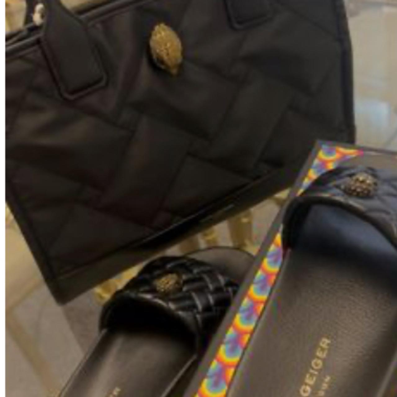 kurt geiger slides black