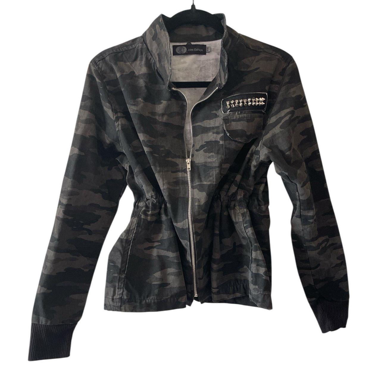 Source Unknown Women's Shacket Jacket - Black/Gre… - image 1