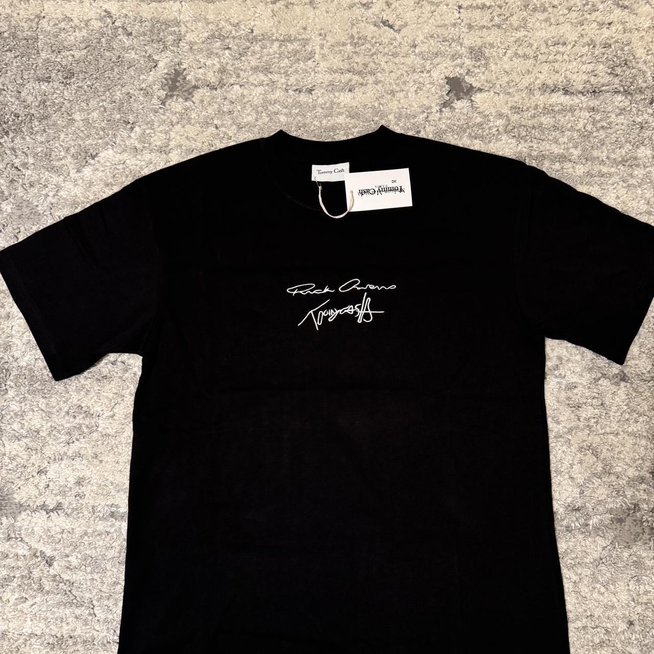Rick Owens Men's T-shirt - Black - M – TOMM¥ €A$H x Rick Owens T Shirt