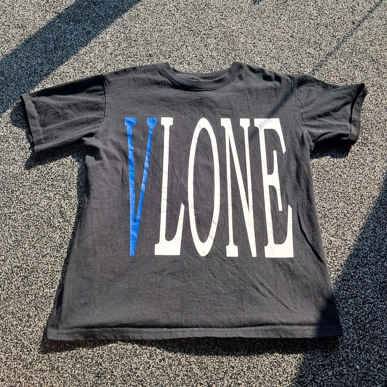 Vlone shirt Looks good back is only creased because. Depop