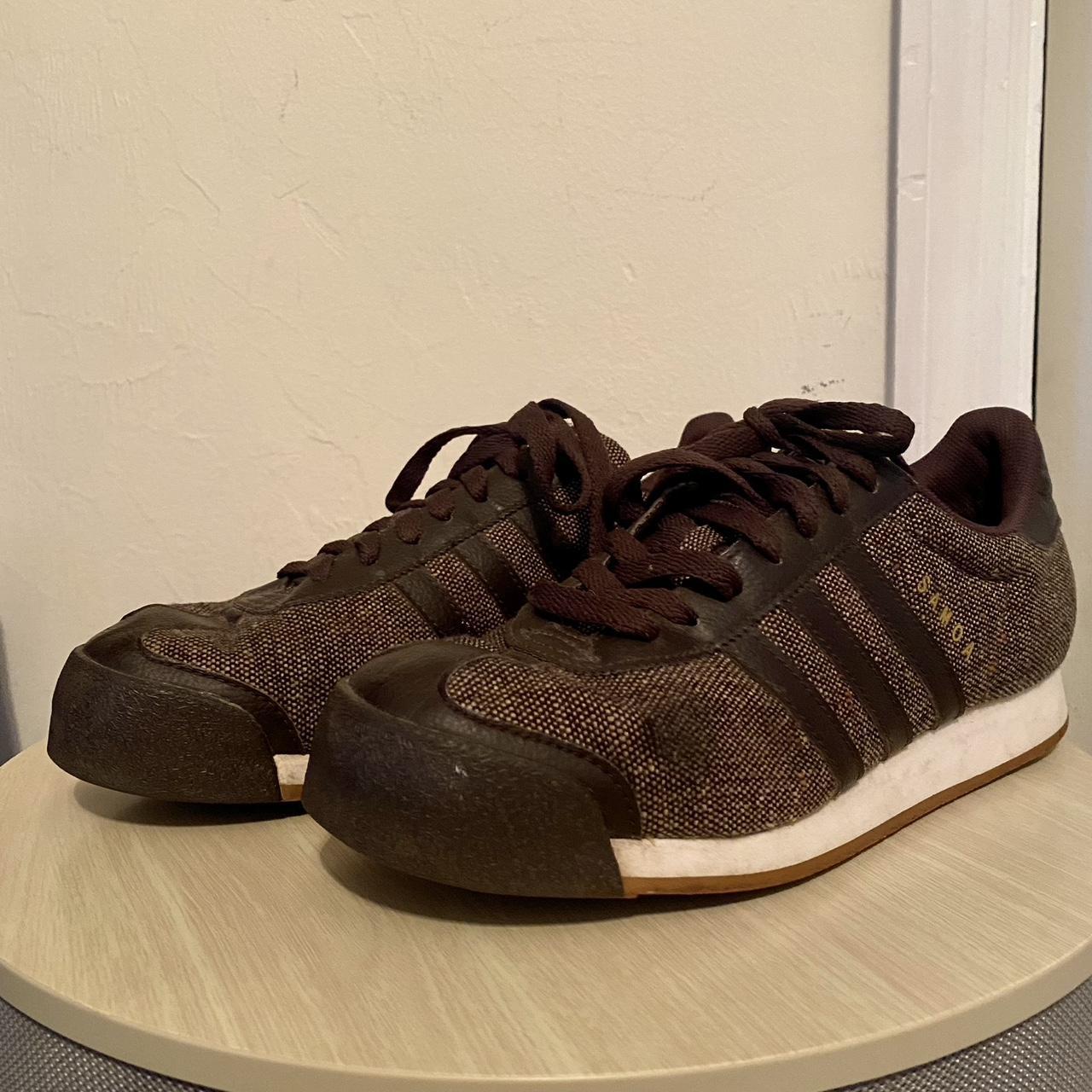 Adidas Men’s Samoa Dark Brown Sneakers Size