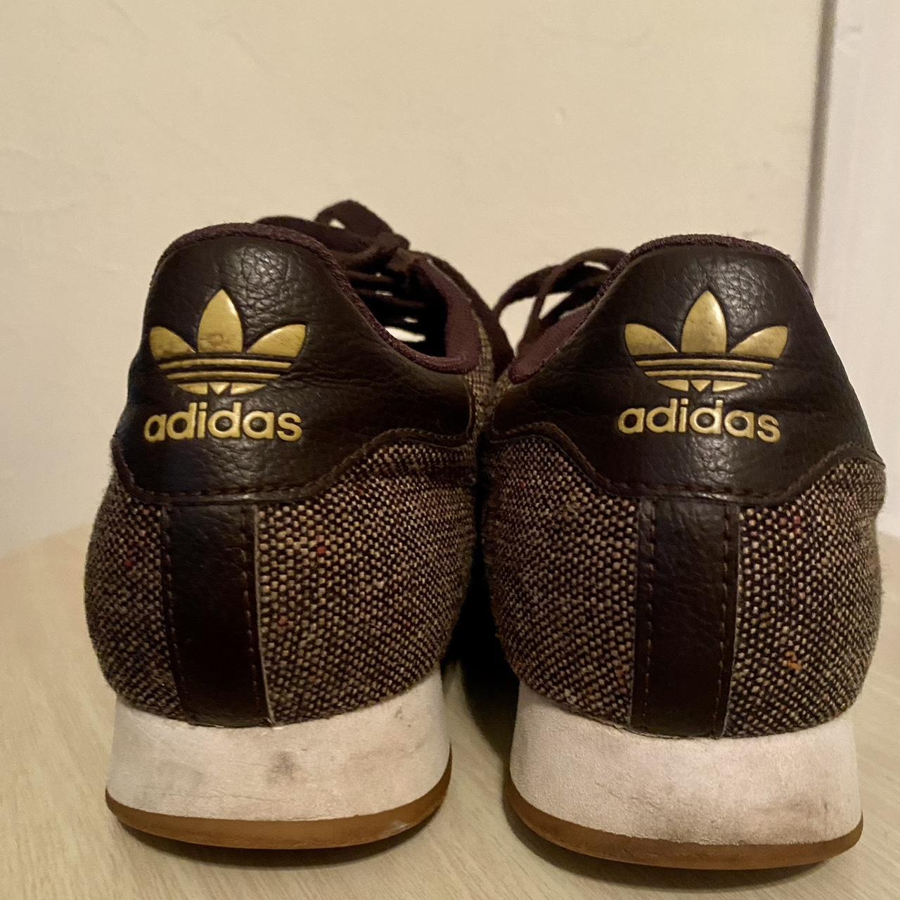 Adidas Men's Samoa Dark Brown Sneakers Size Depop
