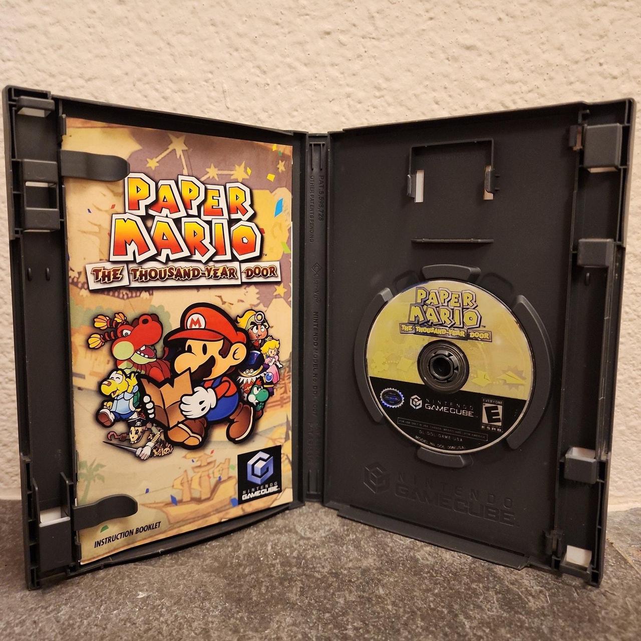 Paper Mario the thousand year door for Nintendo GameCube top Complete CIB