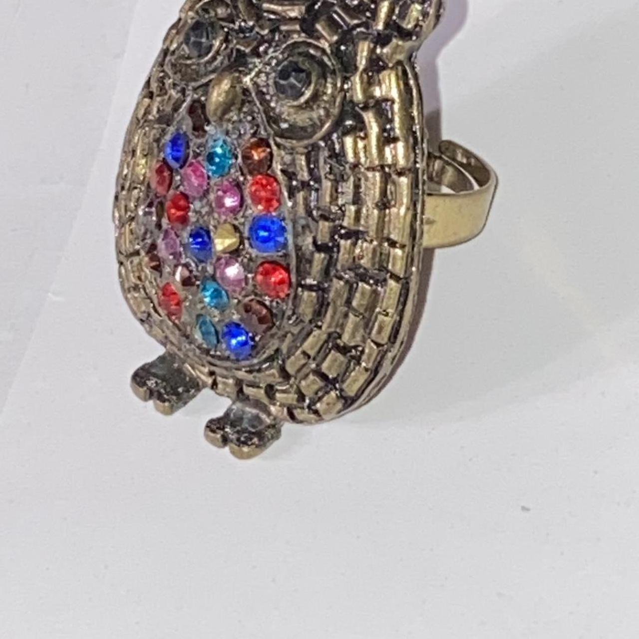 Women's Ring - Multi/Brown – Multi-coloured state… - image 4