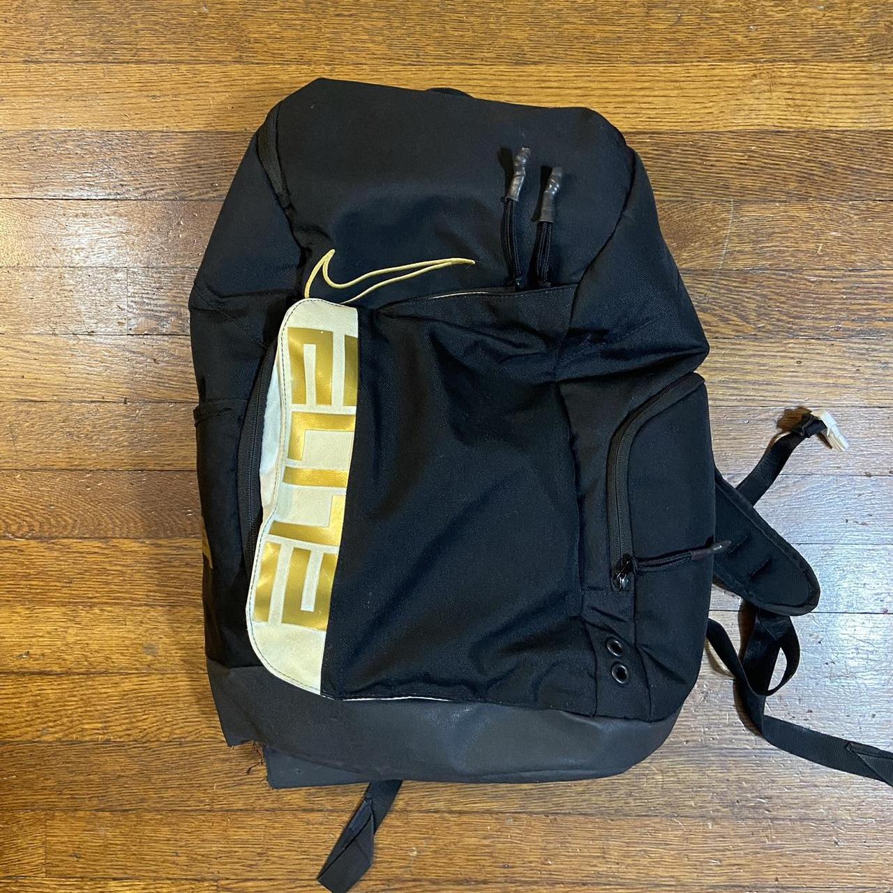 nike elite bag gold
