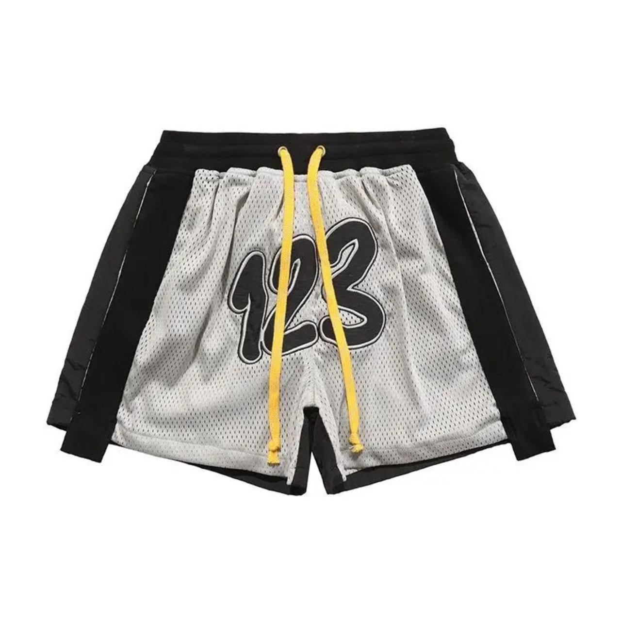 RRR123 BASKETBALL SHORTS BRAND: RRR123 TYPE:... - Depop