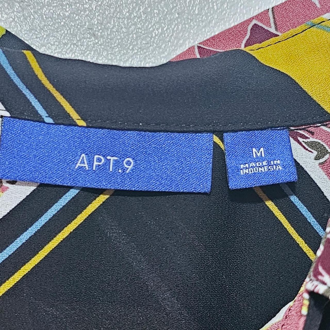 Apt. 9 Women's Blouse - Multi - M – Apt. 9 Button… - image 3