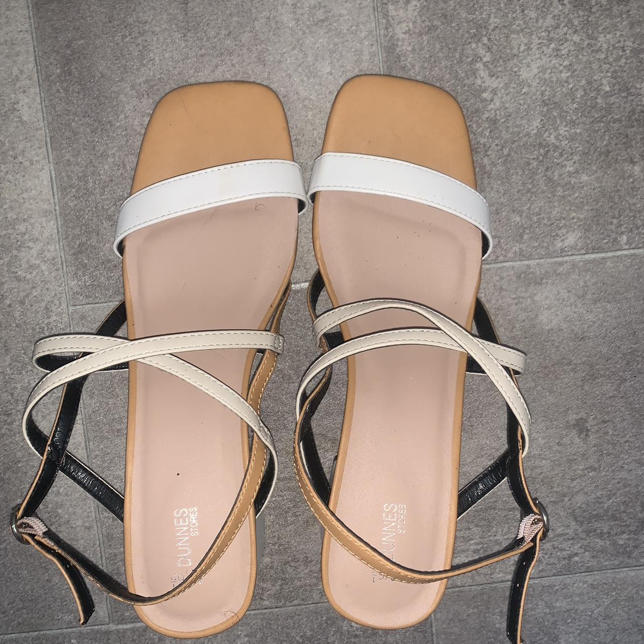 Flat Sandals Dunnes Sandals Dunnes BEACH WEAR GOLD SLIDERS FLATS