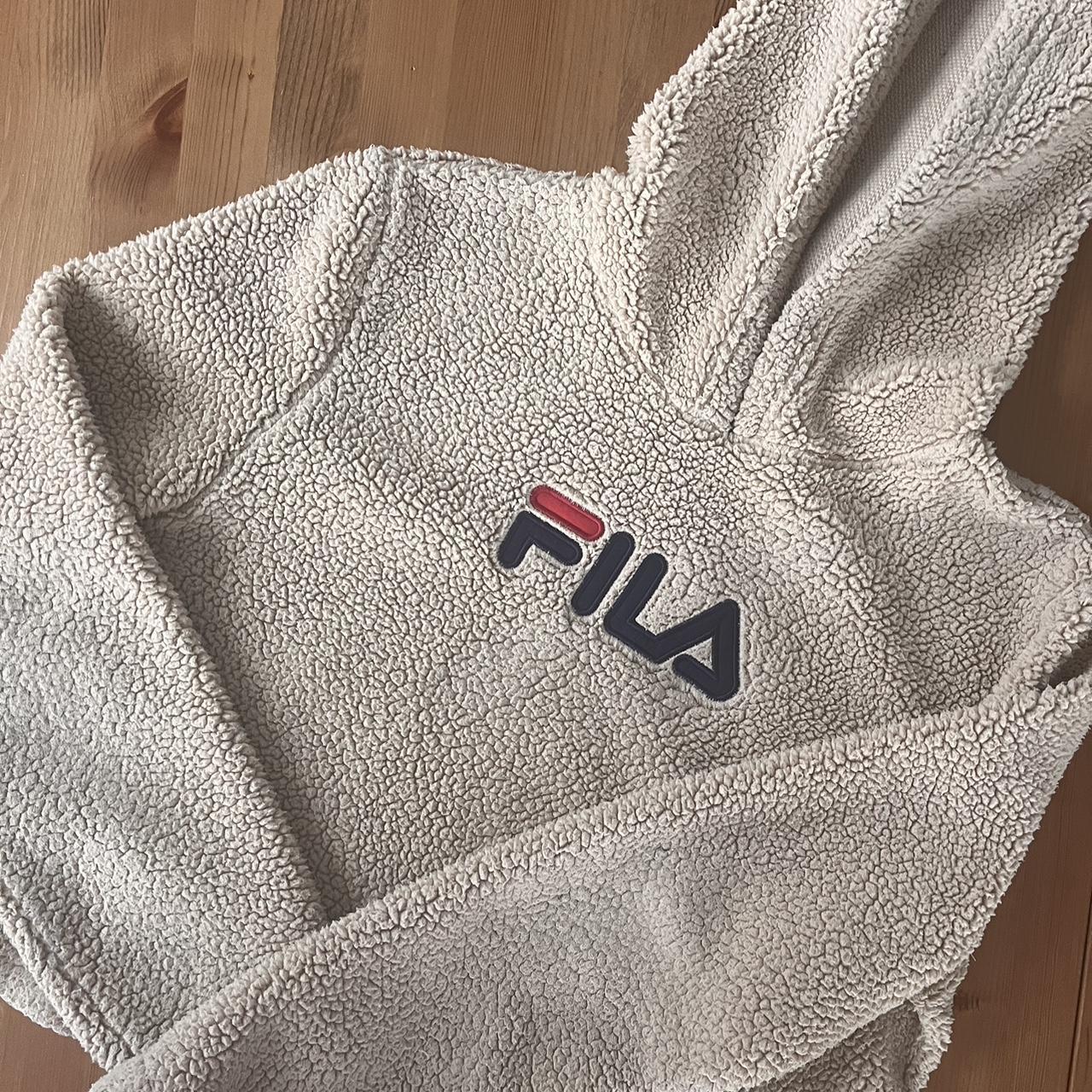 Tan fila online hoodie