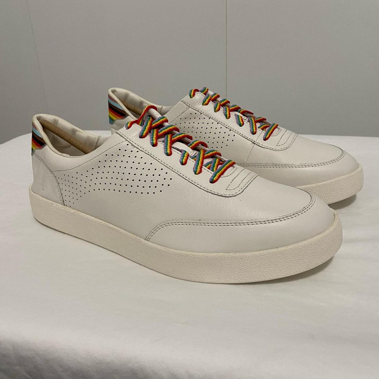 Hush Puppies Men s Charlie Lace up Pride White Low. Depop