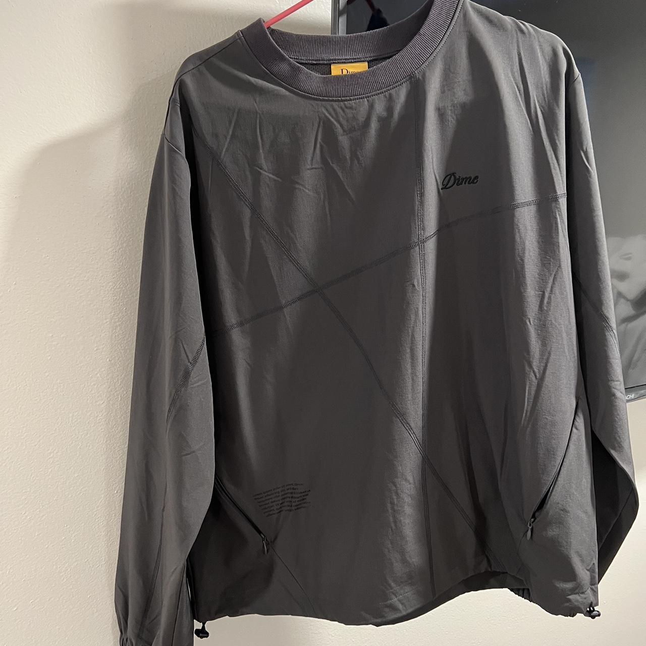 DIME Gray Tech Sweatshirt Very new with tags Good | Depop