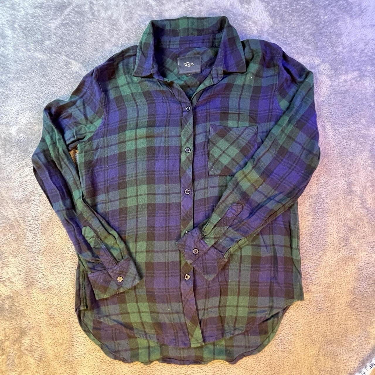 Rails Women's Blouse - Green - S – Rails Shirt Wo… - image 1