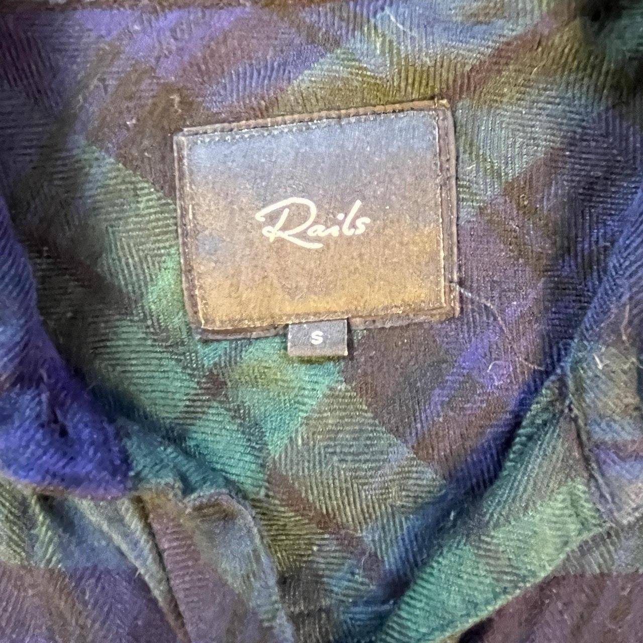 Rails Women's Blouse - Green - S – Rails Shirt Wo… - image 3