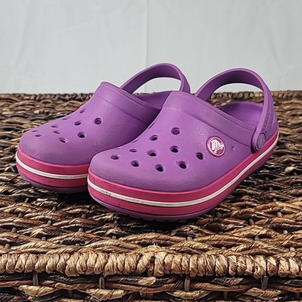 Purple crocs size 11 online