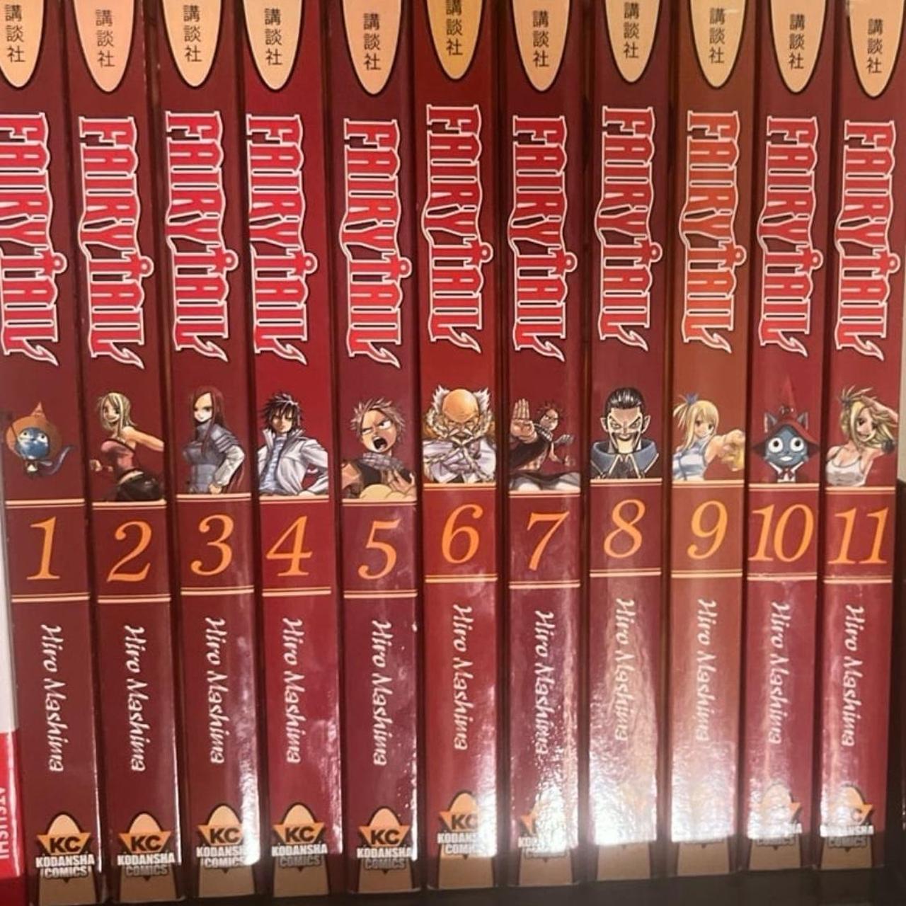 Fairytail sale Manga volumes 1-11