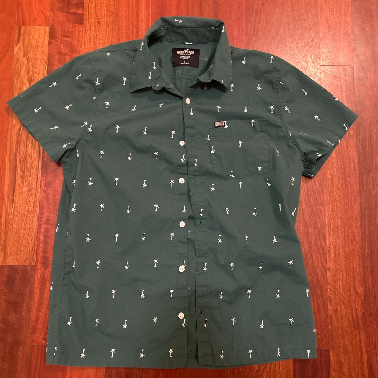 hollister button up shirts