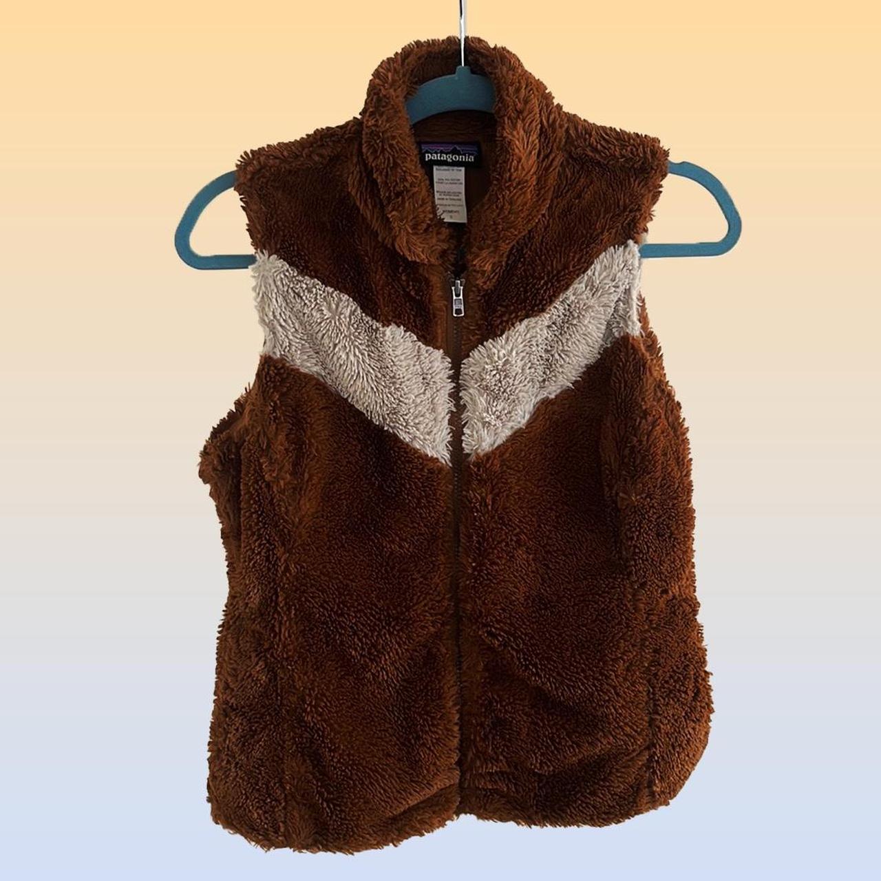 Patagonia furry vest best sale