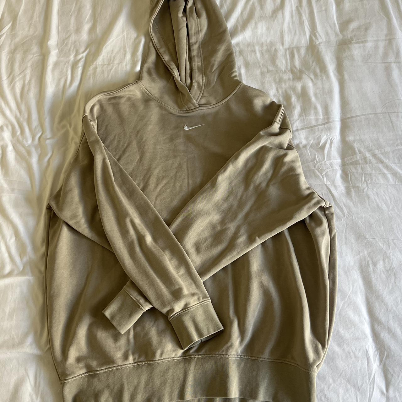 tan nike hoodie women's