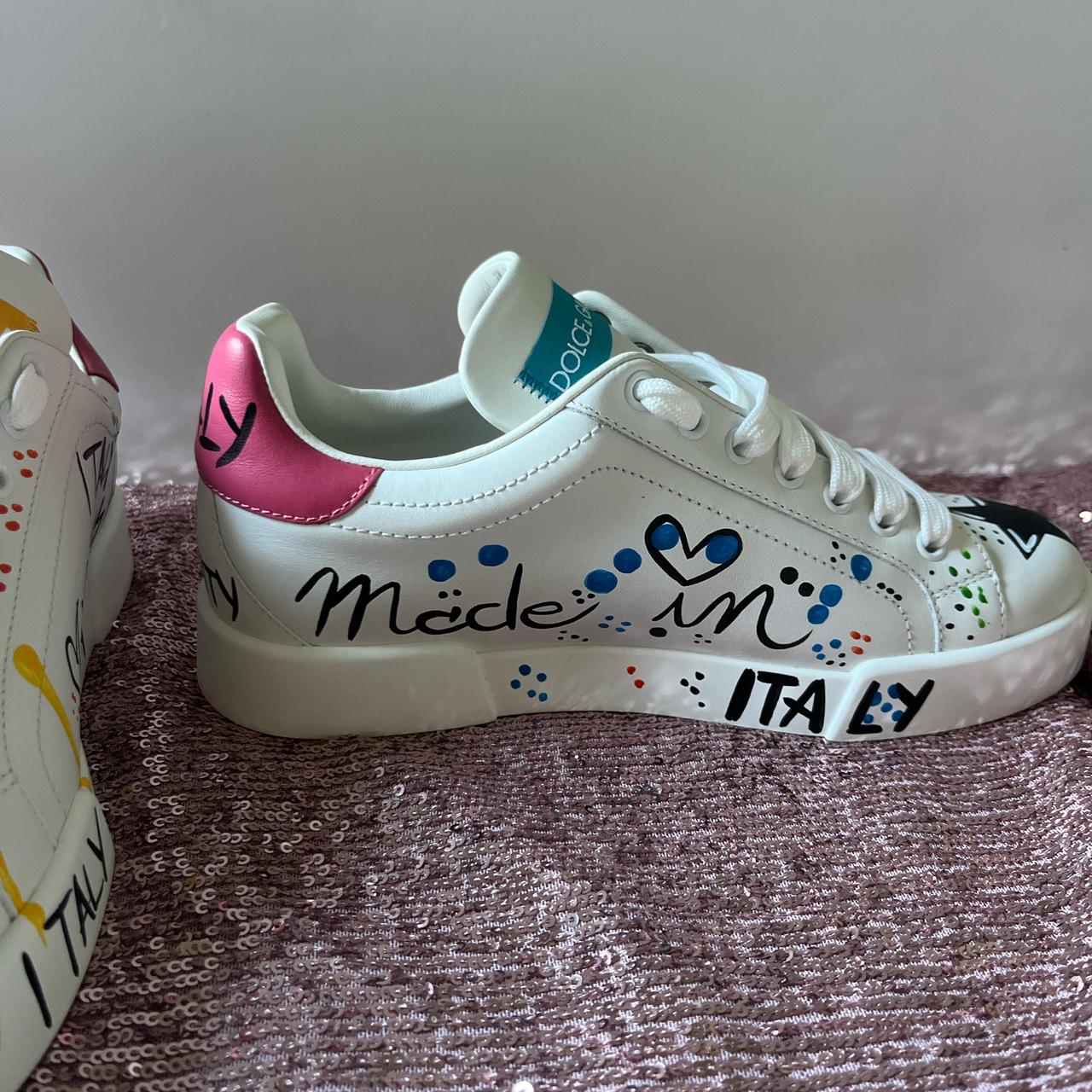 桜色のDOLCE & GABBANA Purple Dolce & Gabbana Sneakers for Women | Lyst