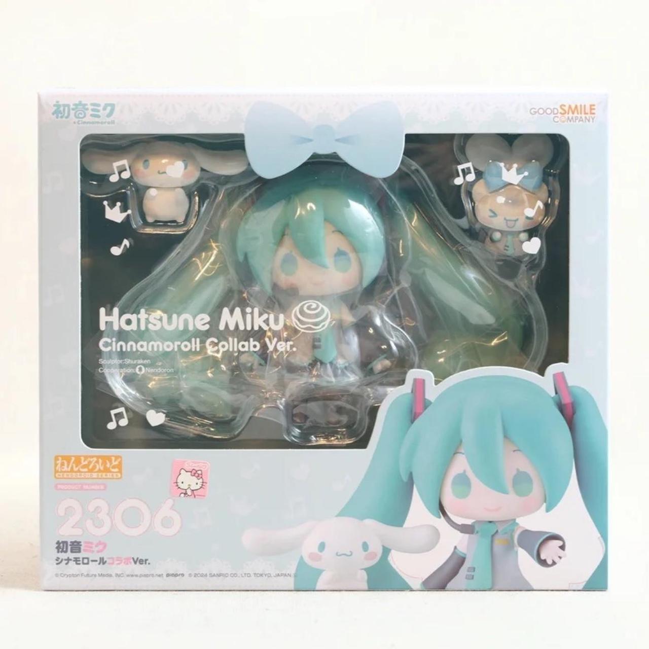 Hatsune Miku x Cinnamoroll Collab. Nendoroid 2306... Depop