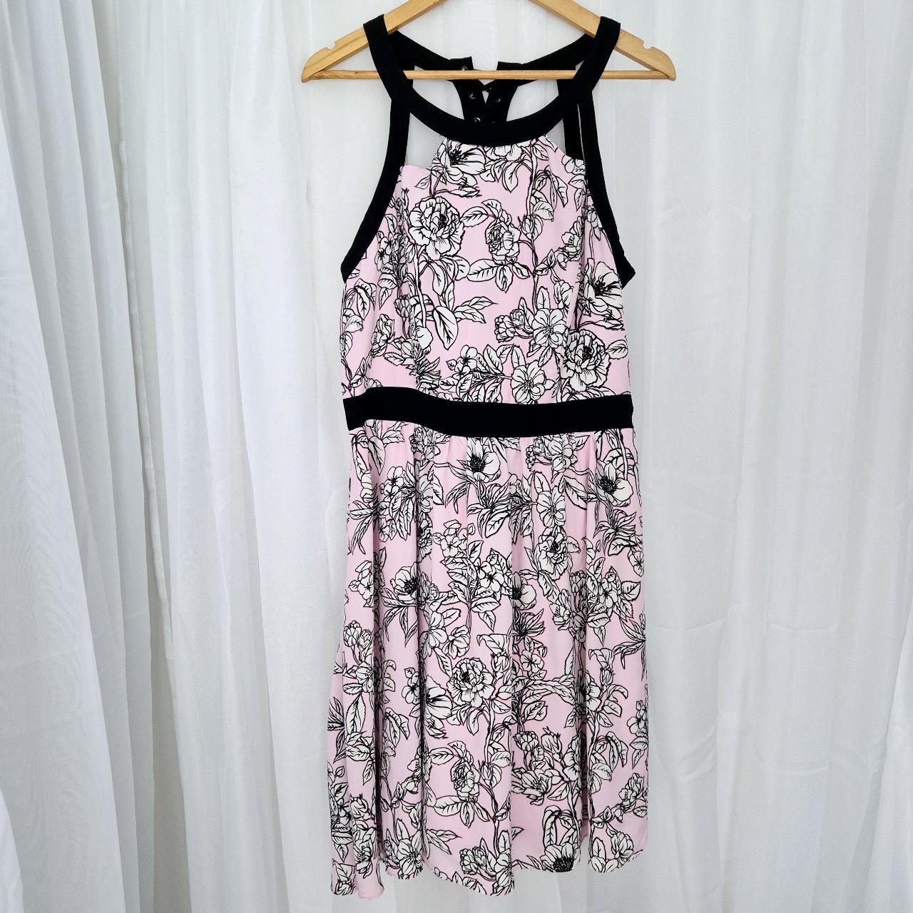 City chic pink floral dress best sale