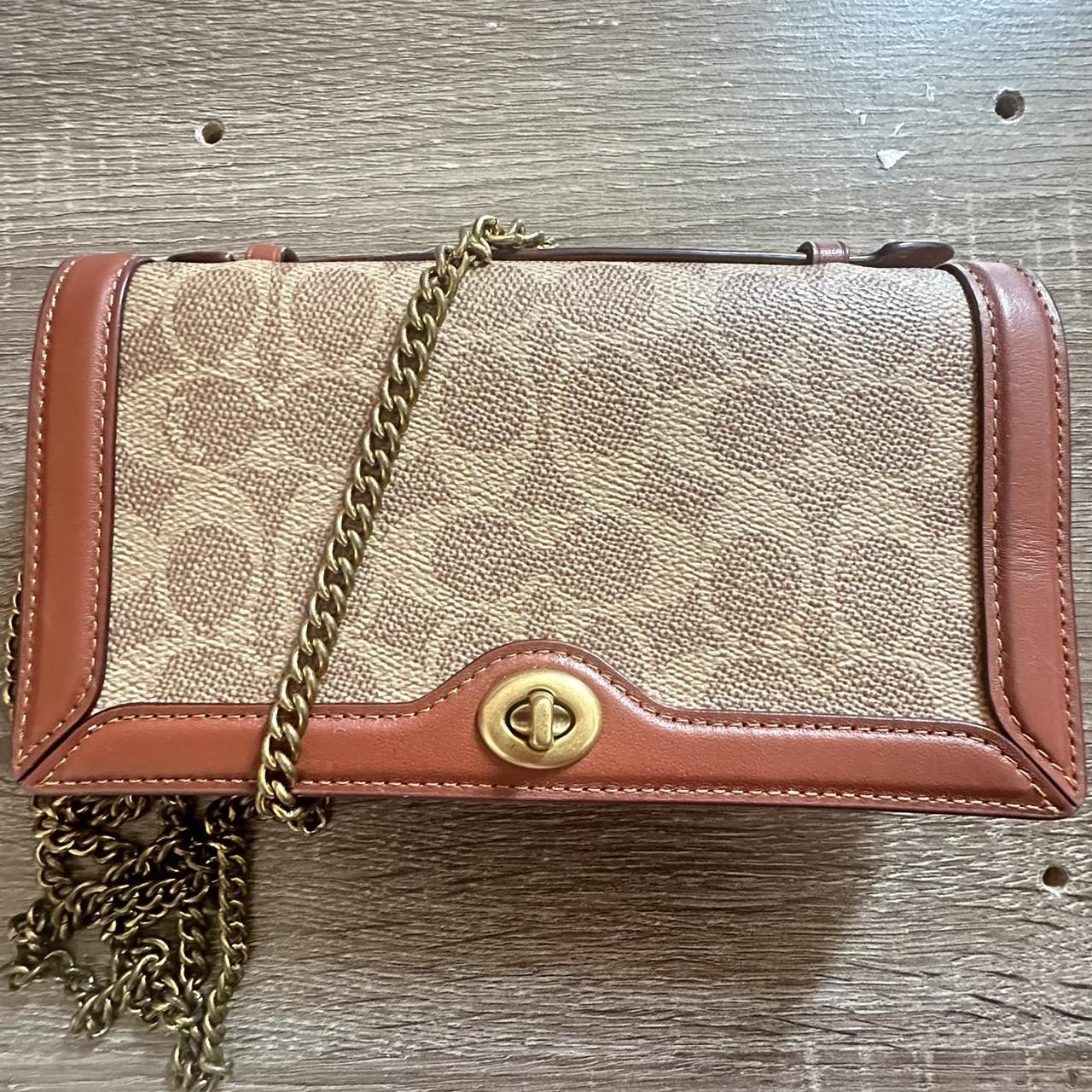 Coach Riley Chain Clutch Riley In Signature Canvas COACH BAG Coach