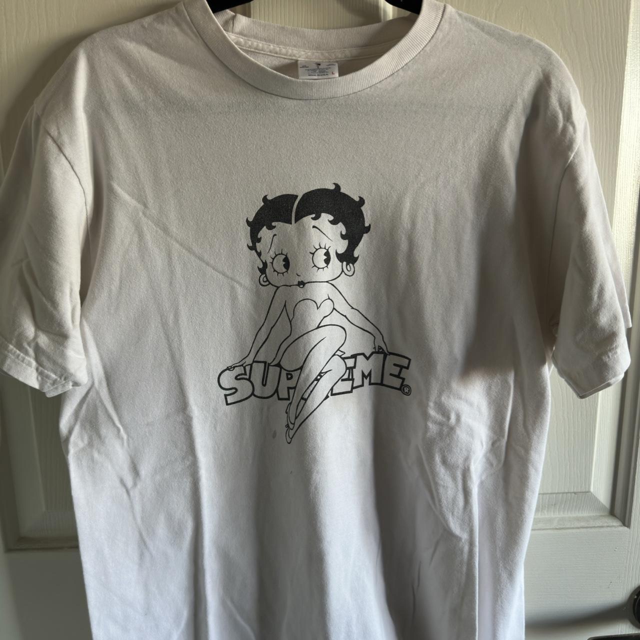 Supreme Betty Boop Tee, Size large, Small stain on the...