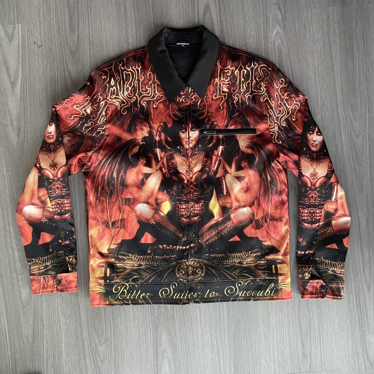 Drop Dead × Cradle Of Filth コラボニット XLサイズ DROPDEAD X CRADLE OF FILTH Size: XL (very slim | Depop