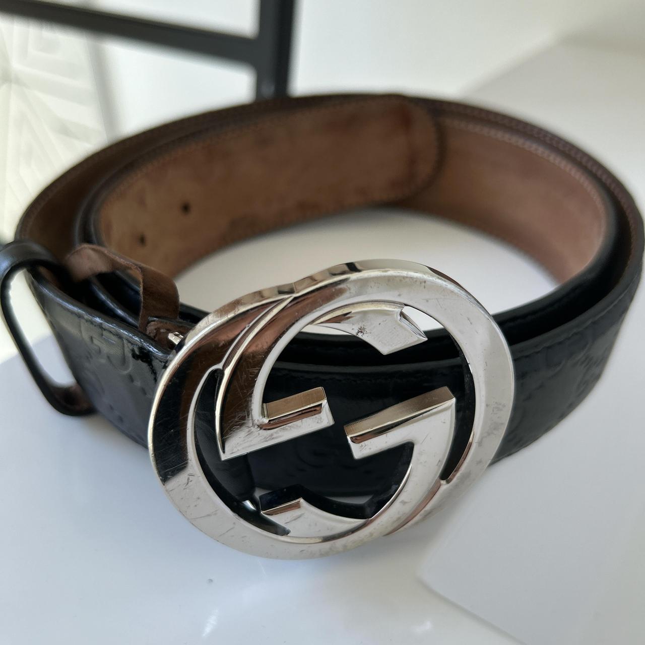 Gucci Belt size 42 in very good condition comes. Depop