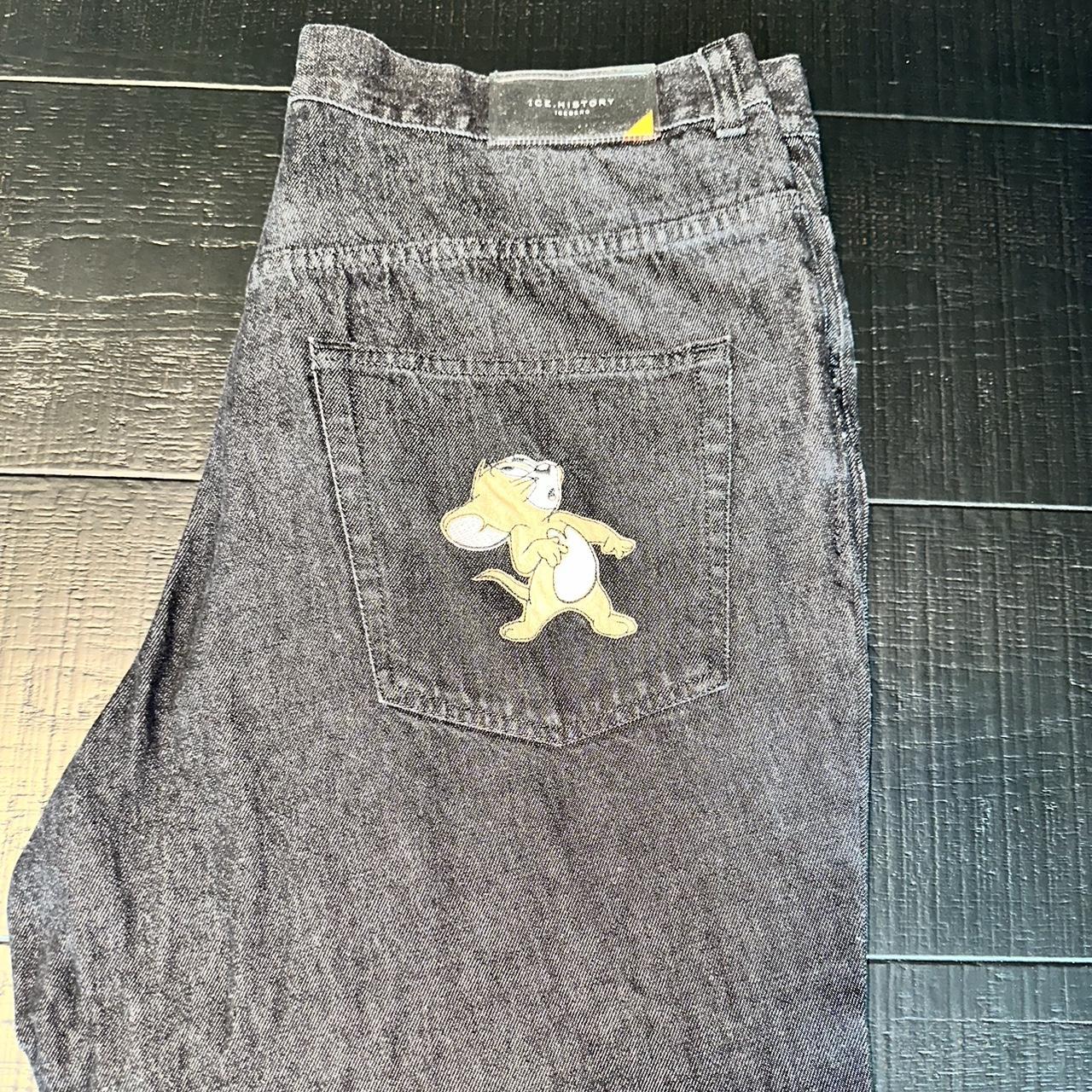 VINTAGE ICEBERG TOM JERRY JEANS! Men’s