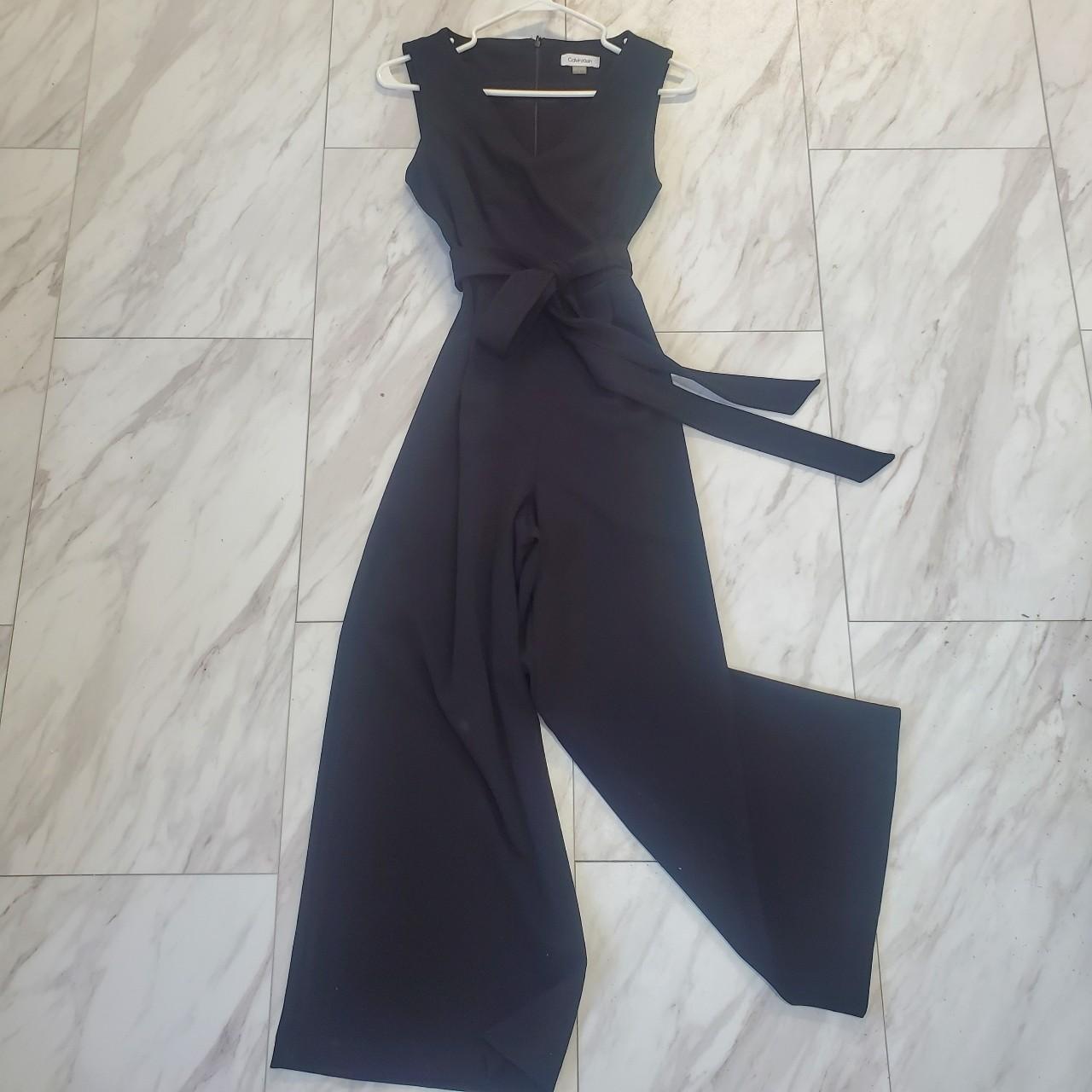 Calvin Klein Womens Black Jumpsuit Depop 5679