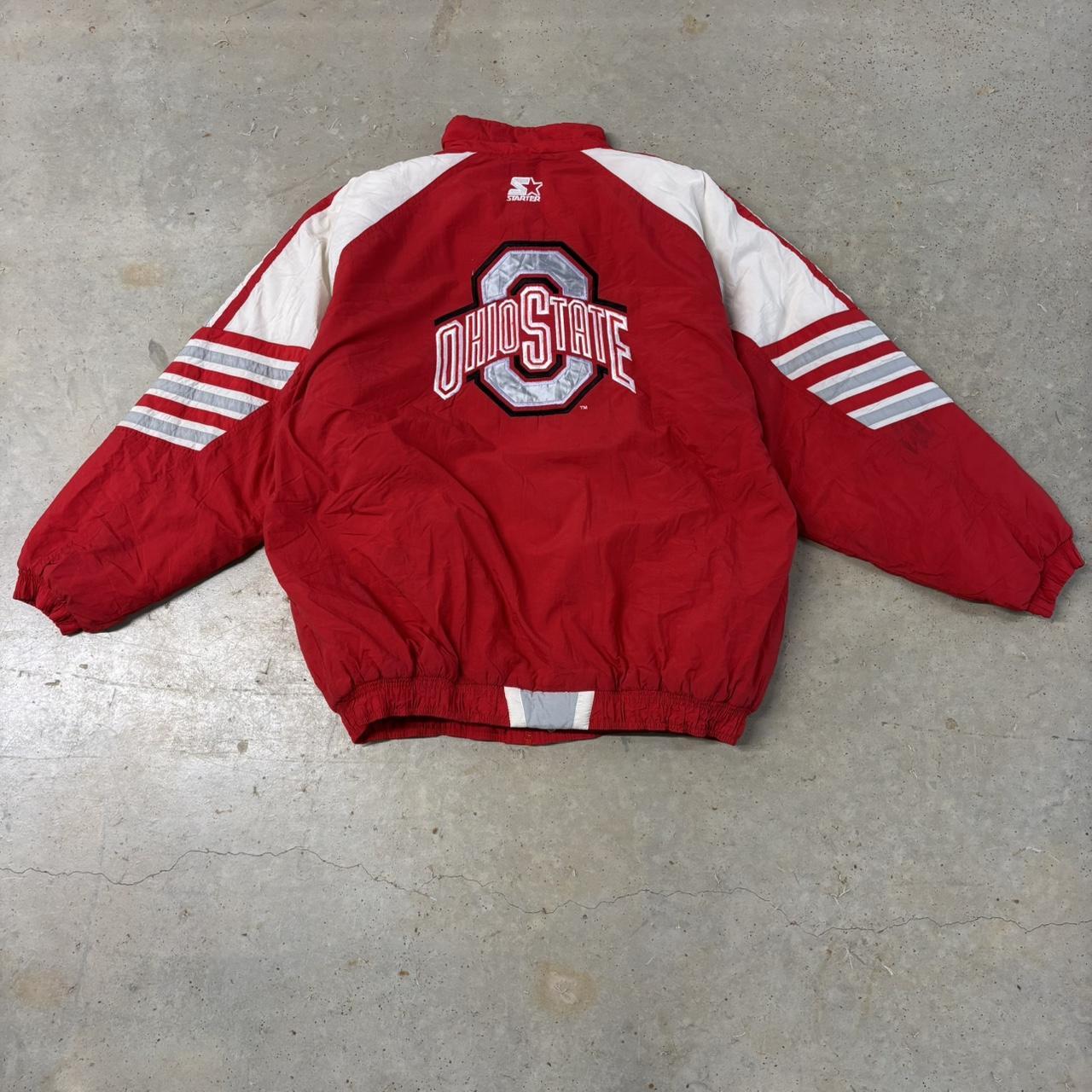 Starter Men's Puffer Jacket - Red - XXL – Vintage… - image 1