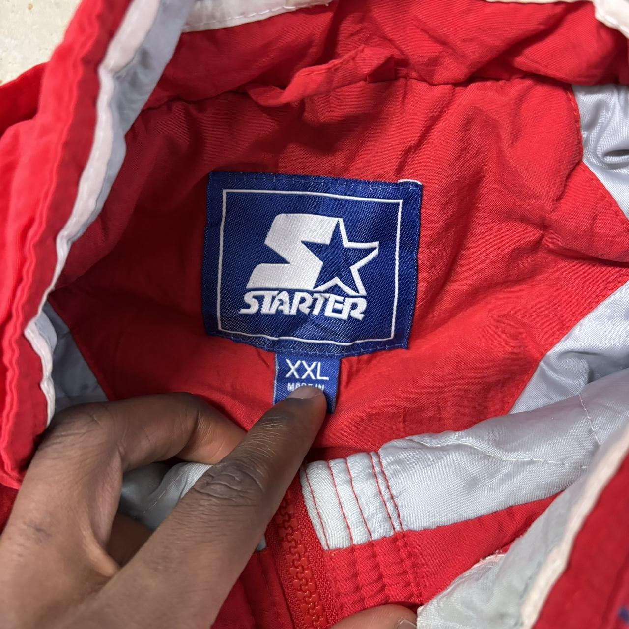 Starter Men's Puffer Jacket - Red - XXL – Vintage… - image 6