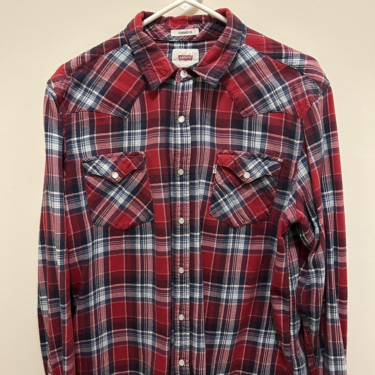 Levis flannel shirt hotsell