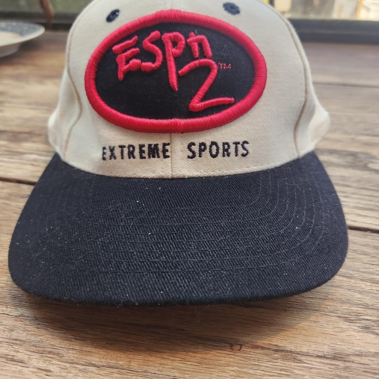 VINTAGE 90s ESPN 2 Snapback Hat. Extreme Sports. | Depop