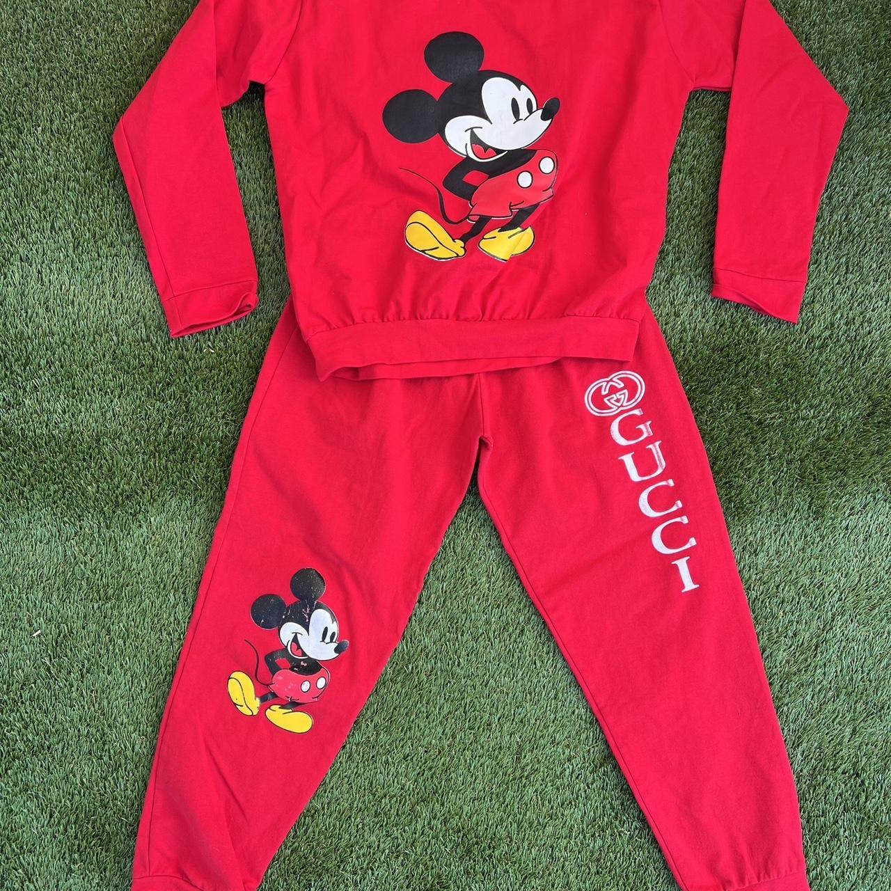 Vintage Disney Gucci Mickey Mouse Sweatsuit Depop - Main Image